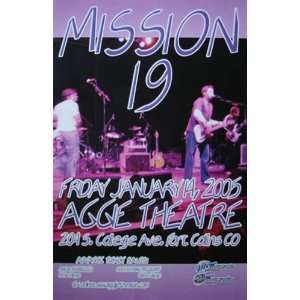  Mission 19 Aggie Ft Collins Original Concert Poster