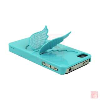 Angel Wing Holder Hard Case Cover For Apple iPhone 4 4G 4S  