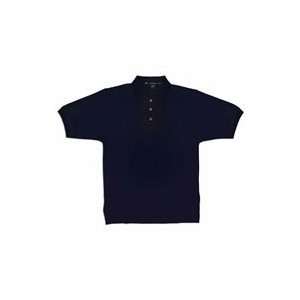  Enza Mens Classic Pique Sport Shirt: Navy Small: Home 