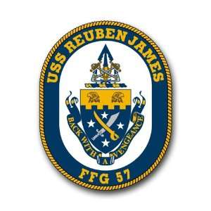  US Navy Ship USS Reuben James FFG 57 Decal Sticker 3.8 6 