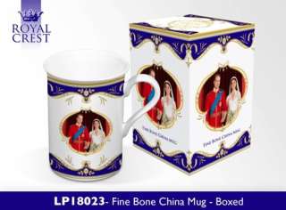 Royal Wedding William & Kate 2011 China Mug Royal Crest  
