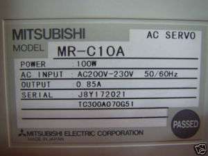 Mitsubishi Servo Drive MR C10A cnc plc  