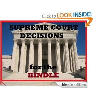 Rules Of The Supreme Court: Supreme Court Case Decisions:  