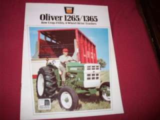   1365 Tractor Advertising Brochure 4 Wheel Drive Great Gift Idea  