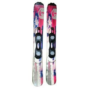  O5 985 Neon Wide Snow Blades mini skis & Bindings 99cm 
