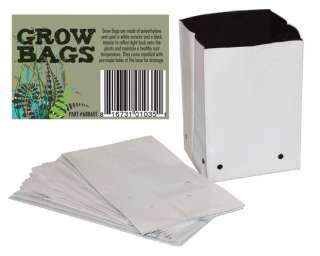 GRO1 Hydroponic PE Film Grow Pots B&W Bags Smart Pots  