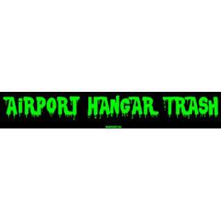  Airport Hangar Trash MINIATURE Sticker Automotive