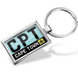 Keychain Airport code CPT / Cape Town country: South Africa   Hand 