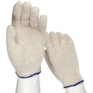 West Chester 708SL Cotton/Polyester Glove, Elastic Wrist Cuff, 8.5 