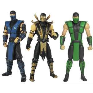  Mortal Kombat Mk9 4 Action Figure Set Of 3: Toys & Games