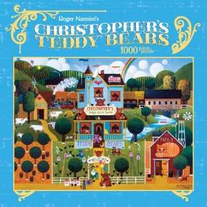   Tin 1000 Piece Puzzle   Christophers Teddy Bears: Toys & Games