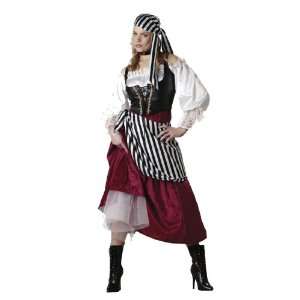  Adult Elite Pirates Wench Costume: Toys & Games