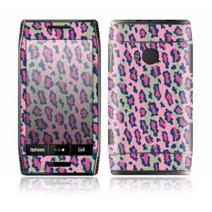 Nokia X7 Decal Skin Sticker   Pink Leopard