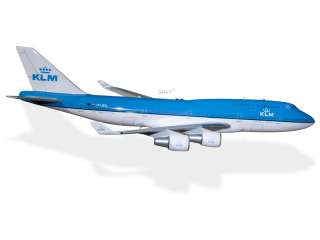Boeing 747   400 KLM Wood Desktop Airplane Model  