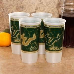   Florida Bulls 4 Pack 24oz. Plastic Souvenir Cups