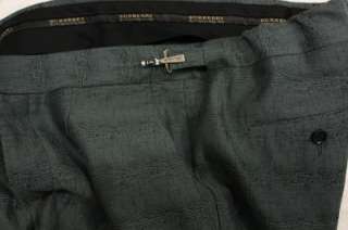 BURBERRY MENS ITALY DRESS PANTS GRAPHITE 34 50 40R $795  