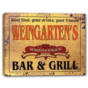  WEINGARTENS Family Name World Famous Bar & Grill 