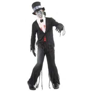   Dead Groom Halloween Fancy Dress Costume FREE Make up!: Toys & Games