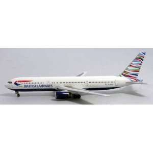  Aviation 400 British Airways B767 300 USA Tail Art Model 
