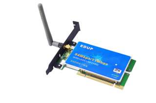 Wireless 54Mbps IEEE 802.11g LAN PCI Card WiFi, 081  