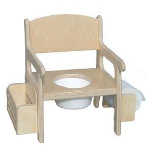   Potty Chair With Paper Holder And Book Rack Lt Blue Toys & Games