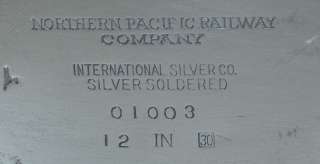 Northern Pacific Railroad Yellowstone Park   1930   Silver Hot Food 