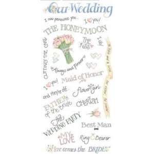    Me & My Big Ideas Sticker Sheet Wedding Sayings: Home & Kitchen