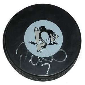  Paul Martin Signed Pittsburgh Penguins Hockey Puck Sports 