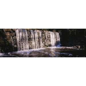 Waterfall in a Forest, Cedarock Park, Alamance County, North Carolina 