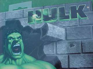 Incredible Hulk Tin Wall Sign Life Like Color Breaking Thru Wall 16 x 