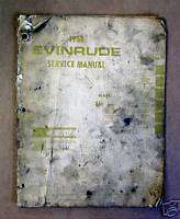 1968 Evinrude Dealer Service Manual 1 1/2 Models  