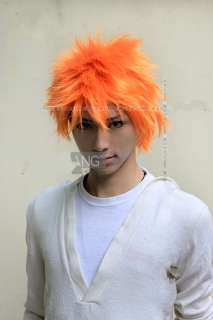 Kurosaki Ichigo Cosplay Short Orange Party Hair wig M30  