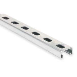 THOMAS & BETTS B1400HS 20PG Half Slot Channel,20Ft,13/16 In D,Silver