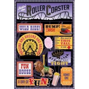 Amusement Park Cardstock Stickers  Wild Ride   681206