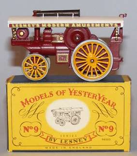 Matchbox Yesteryear Y9 Fowler Showmans Engine BOXED  