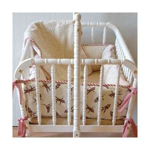  Sock Monkey 3 Piece Cradle Bedding Set: Baby