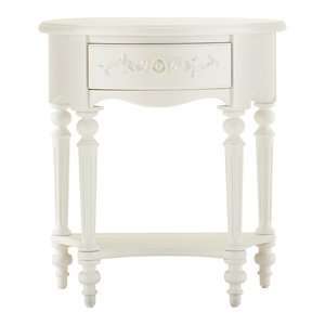   White Ant Young America Isabella Half Round Nightstand: Furniture
