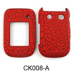 For Blackberry 9670 Style Case Cover Egg Crack Red  