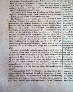 Rare CONFEDERATE ILLUSTRATED 1863 Civil War Newspaper *  