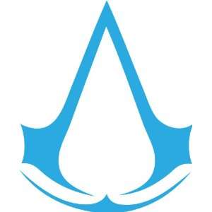  Assassins Creed logo Sticker Decal Peel and Stick Blue 