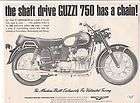 1970 Moto Guzzi 750 V 7 Ambassador original vintage advertisement ad