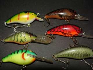 Lot of 21   BASS FISHING LURES   larger fat body crankbaits  