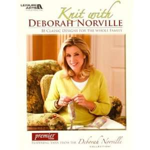   Knit with Deborah Norville Book By The Each Arts, Crafts & Sewing