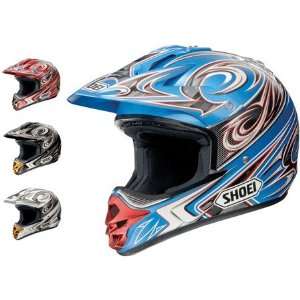   Shoei V Moto Veer Off Road Full Face Helmet XX Small  Red Automotive
