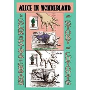  Alice in Wonderland The White Rabbit and Alices Big Hand 