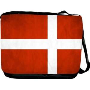  Denmark Flag Messenger Bag   Book Bag   School Bag 