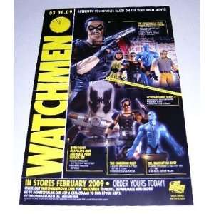  17 by 11 inch The Watchmen Movie Figures & Busts Promo 