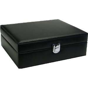    Incredible Black Leather Jewelry Watch Box: Everything Else