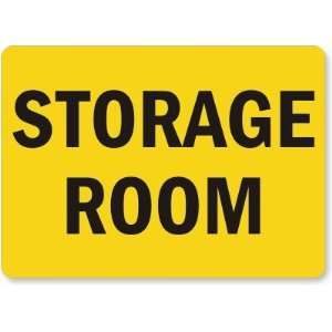    Storage Room Laminated Vinyl Sign, 14 x 10 Office Products