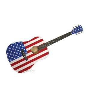   Dreadnought Acoustic Guitar   American Flag Musical Instruments